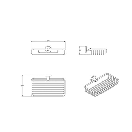 Σπογγοθήκη Sigma Μονής Στήριξης Chrome